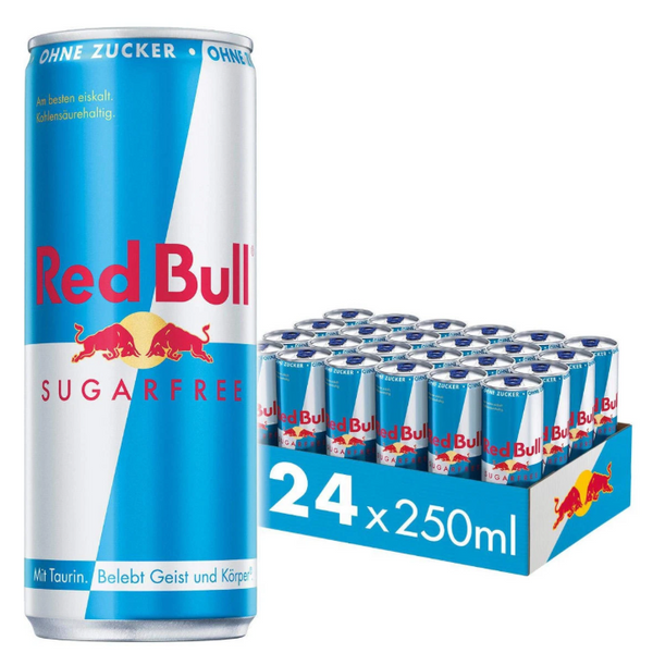 Red Bull Sans Sucre | Pack de 24 Cannettes 250ml