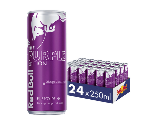 Red Bull Purple Edition Acai - Pack de 24 Canettes de 250ml
