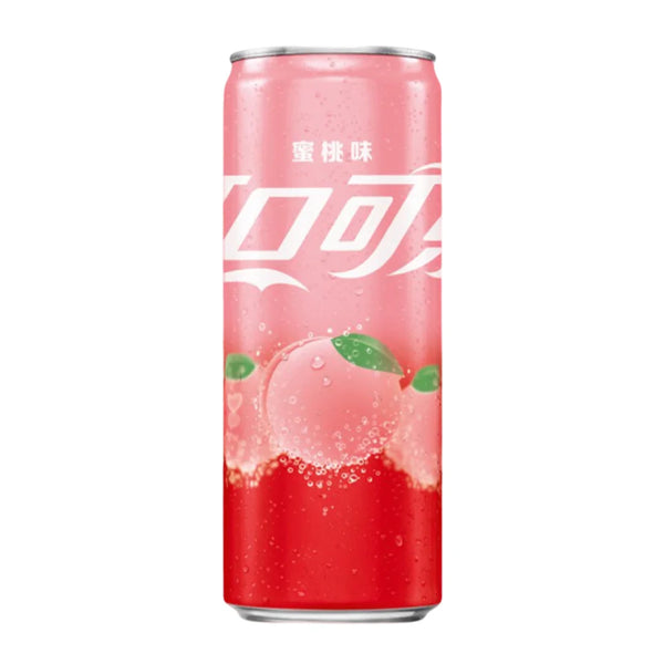 Coca-Cola Pêche Blanche Chine - Pack de 24 Cannettes 330ml