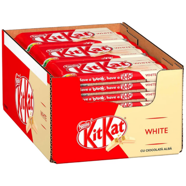 KitKat White Chocolat Blanc - Présentoir de 24 Barres