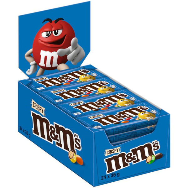 M&M's Crispy - Présentoir de 24 Barres 36g