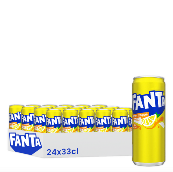 Fanta Citron - Pack de 24 Cannettes 33cl